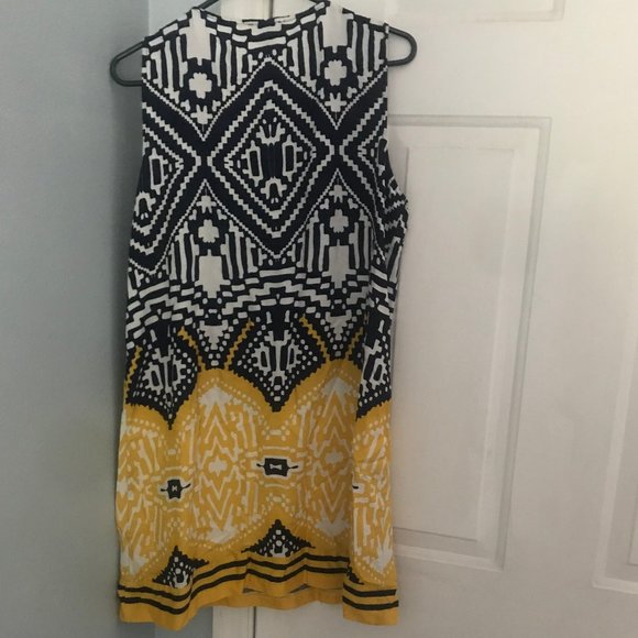 | MSK | Blue & Yellow Dress - Picture 5 of 8